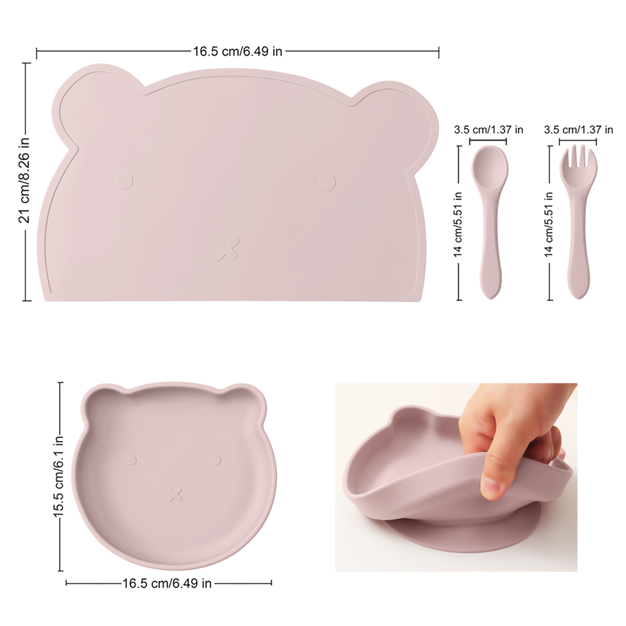 BPA Free 4PCS Silicone Childre - Baby Food Menu recension och pris